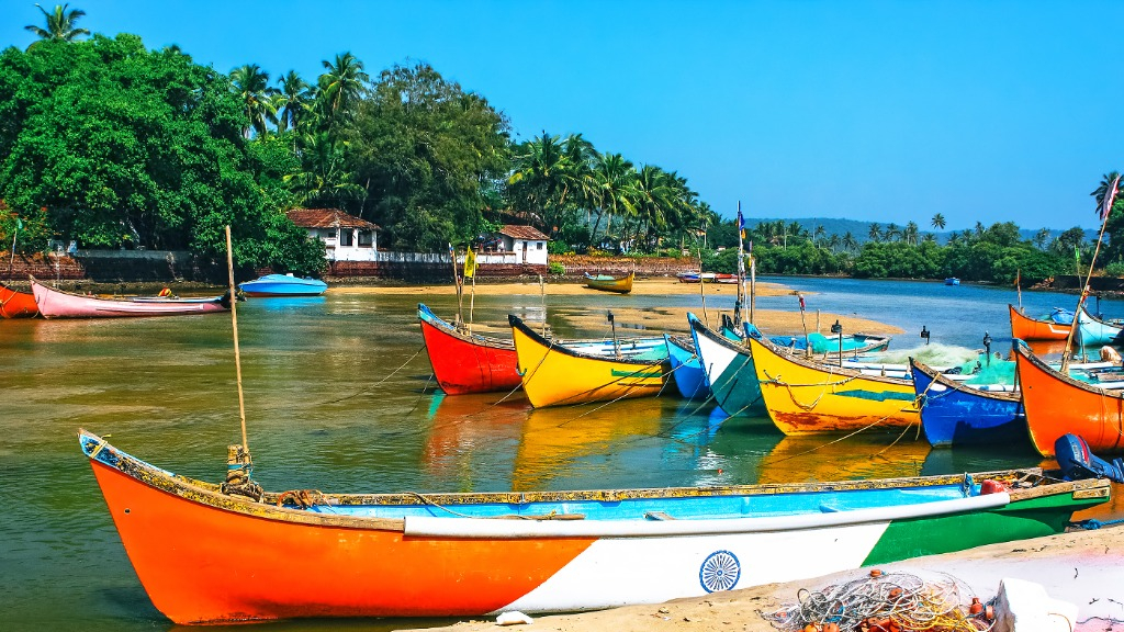 Fishing Boats in Goa India